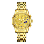 WWOOR 8864-2 Hollow Sheet Trendy Business Men's Watch Waterproof Fashion Quartz Men's Watch 8864-2