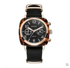 Fashion Guou 8218 Brand Square Men's Or Woman's Noctilucent Canvas Waterproof Quartz Gift Watches