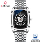 CHENXI Men's Watch Automatic Mechanical Watch Douyin hot sale Square Hollow Mechanical Watch 8809