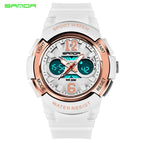SANDA 757 Chrildred'sTop Sports Watches Women Waterproof  Chronograph Alarm Watch boy girl watch student watches