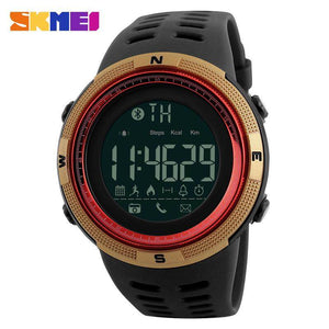 SKMEI Smart Watch Men Chrono Calories 5Bar Waterproof Sport Watches Call Reminder Bluetooth Digital Watch 1250
