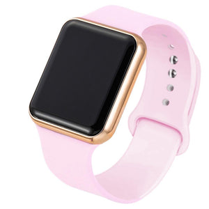 Sukan Digital Jam Tangan Kanak-Kanak Persegi Led Jam Tangan Silikon Elektronik Jam Tangan Jam Tangan Jam Tangan Jam Tangan Hadiah Jam