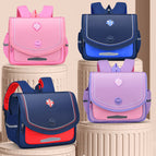 New large-capacity horizontal schoolbag primary school students breathable wear-resistant light-weight backpack