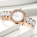 New Ceramic Ladies Watch Quartz Watch Simple Waterproof Diamond Watch Women's K-8058