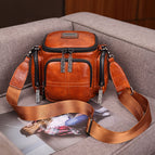 2021 new retro fashion camera barrel-shaped shoulder messenger large-capacity female bag 229