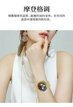 Pintime Crystals Watch Full Diamond Rhinestone men and women Calendar Three-Eye Multi-Function Watch Diamond PT2742