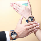 Reward New Style Couple Watch Fashion Trend Ins Watch Pair Student Waterproof Quartz Watch Couple Watch RD82009