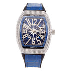 Prance Man Star Watch Men's Wine Bucket Full of Diamonds Richard Fashion Brand Calendar Men's Watch Fashion
