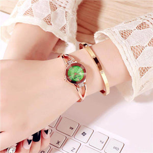 Pollock Luxury Carnival Bracelet Watch  Stainless Steel Fashion Women Wristwatch Hot Style Fashion