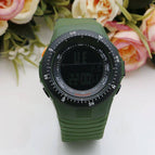 Men's Large Dial Retro Outdoor Sports Watch Boys Multi-Function Luminous Electronic Watch 783b