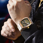 ONLA ON6829 Waterproof new fashion mechanical watch flywheel hollow automatic mechanical men's watch