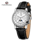 New Forsining Design Women's Fashion Casual Multi-Functional Shanghai Movement Automatic Mechanical men casual Watch SLZe259