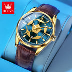 OLEVS Watch Men fashion Simple Calendar waterproof quartz casual men watch 9949