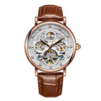 KIMSDUN new famous watch moon phase hollow tourbillon automatic mechanical watch men's watch K-2032A