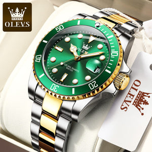 OLEVS Men Watches Luxury Quartz Wristwatches Calendar Luminous Hands Business Clock Male casual Fashion