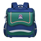 New horizontal schoolbag for primary school students One piece open children's bag for boys and girls 5628