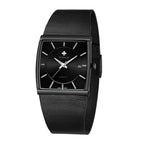 Top Brand WWOOR 8831 Quartz Watch Men Square Waterproof Business Men's Watches Luxury Black Steel Strap Sport Wrist Watch Male Clock