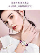Women watch fashion retro popular waterproof office lady casual quartz leather strap watch 018-2