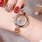 GEDI 3015 Fashion Casual Watch Hot Sale WomenElegant Luxury Stainless Steel Waterproof Ladies Analog Quartz Wristwatch