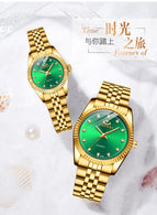 CHENXI Men's Women's Watch Waterproof Business Watch Female Men's Gold fashion quartz Couple Watch CX004A