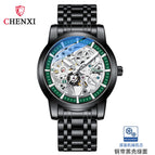Chenxi high-end new solid automatic hollow mechanical watch men's men's waterproof luminous watch