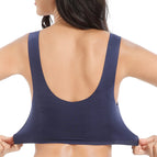 Plus size sports bra anti-glare anti-slip women's sleep bra yoga women's underwear no steel ring