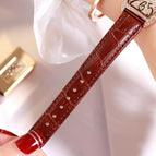 GEDI 12010 Fashion Casual Watch Hot Sale Women Elegant Luxury Diamond Leather Waterproof Ladies Analog Quartz Dress Wristwatch