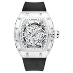 KIMSDUN NEW Brand Richard Waterproof Men's Watch Tonneau-shaped Miller Transparent Men's Quartz Watch K2015B
