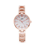 GEDI 81034 Fashion Casual Watch Hot Sale Women Elegant Luxury Stainless Steel Alloy Strap Waterproof Ladies Diamond Rhinestone Analog Quartz Wristwatch