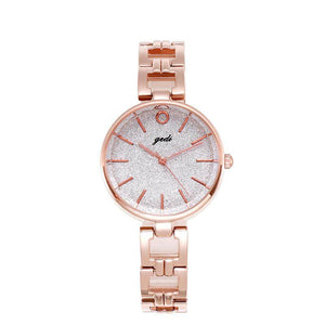 GEDI 81034 Fashion Casual Watch Hot Sale Women Elegant Luxury Stainless Steel Alloy Strap Waterproof Ladies Diamond Rhinestone Analog Quartz Wristwatch