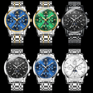 OLEVS Watch for men multifunctional mechanical watch luminous watch men's watch 6633
