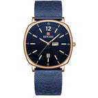 Reward Men's Watch Business Square Men's Watch Waterproof Date Week Double Calendar Quartz Watch