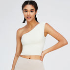 New off-Shoulder Running Exercise Vest Women's Yoga Clothing Top Sleeveless Beauty Back Fitness Underwear TM0128