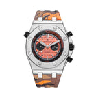 KIMSDUN Brand Luxury Automatic Watches Military camouflage Silica gel 3ATM Waterproof Sports Watches Men Mechanical watch 1223