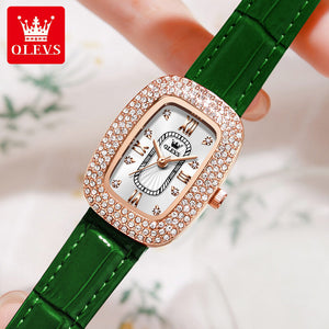 OLEVS women's watchquartz watch ins wind small green watch all stars lady watch 9940 women