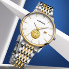 KIMSDUN Women's Watch Waterproof Stainless Steel Calendar High-End Watch Business Men's casual quartz Watch K-1809B