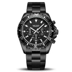 MEGIR 2064 Luxury Business Quartz Watch Men Stainless Steel Chronograph  Wrist Watch Clock