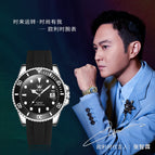 OLEVS Automatic mechanical watch men's green Luminous Lux men's watch waterproof business watch 6650