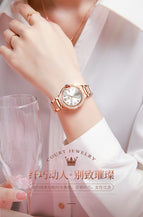 OLEVS Women's watch quartz watch diamonds fashion elegant high quality office lady quartz watch 5518 QQL