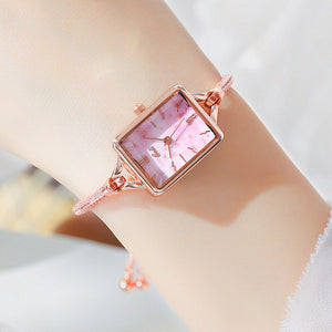 Gedi Women watch summer new bracelet watch net red fashion small fresh square waterproof student watch 52036