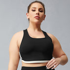 New Large Size Sports Bra Women's Nylon Fitness Running Bra Yoga Beauty Back Bra dancing outdoor sports top BB115