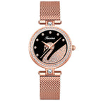 2021 Net Red Live Broadcast Temperament Little Swan Bracelet Women's Watch Simple Watch Women's Five Pieces