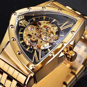 2022 New Forsing Men's Fashion Casual Hollow out Wristwatch Automatic Mechanical Watch