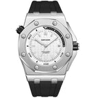 KIMSDUN men's watch Three-pin fully automatic mechanical watch fashion luminous waterproof men's casual watch K-1221A (ready stock)