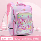 New Primary School Student Cartoon Schoolbag girl Eva Integrated Open Astronaut Bag Quicksand Children's Bags 776