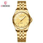 CHENXI Men and women watch Diamond Gold Business Watch Couple's Watch fashion casual quartz watch CX-050A