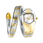 MISSFOX watch women's new trend casual temperament waterproof senior snake-shaped ladies watch 2809