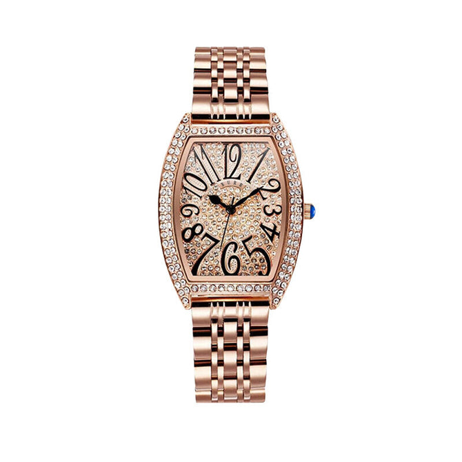 BURR full diamond luxury barrel-shaped starry watch women's watch BURR-03