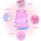 New school bag for primary school students sweet and cute girls backpack lightweight waterproof children's school bag 2271