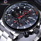 Forsining New Hot Selling Waterproof Multifunctional Mechanical Watch Men's Fashion Automatic Mechanical men Watch SLZe168